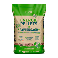 EPH Premium Pellets DINplus/ENPlus A1 – Palette (65 Papier Sack) 975kg